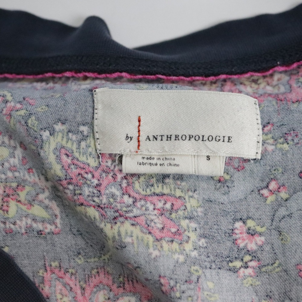 Anthropologie Fireside Flannel Sleep Jumpsuit Pajamas PJs Floral Small - Picture 8 of 8